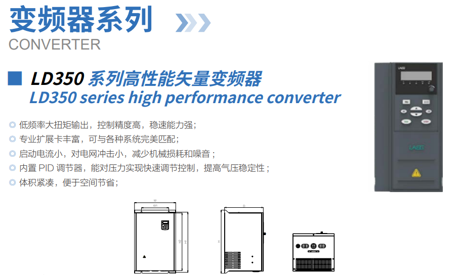 LD350系列高机能矢量变频器(图1)